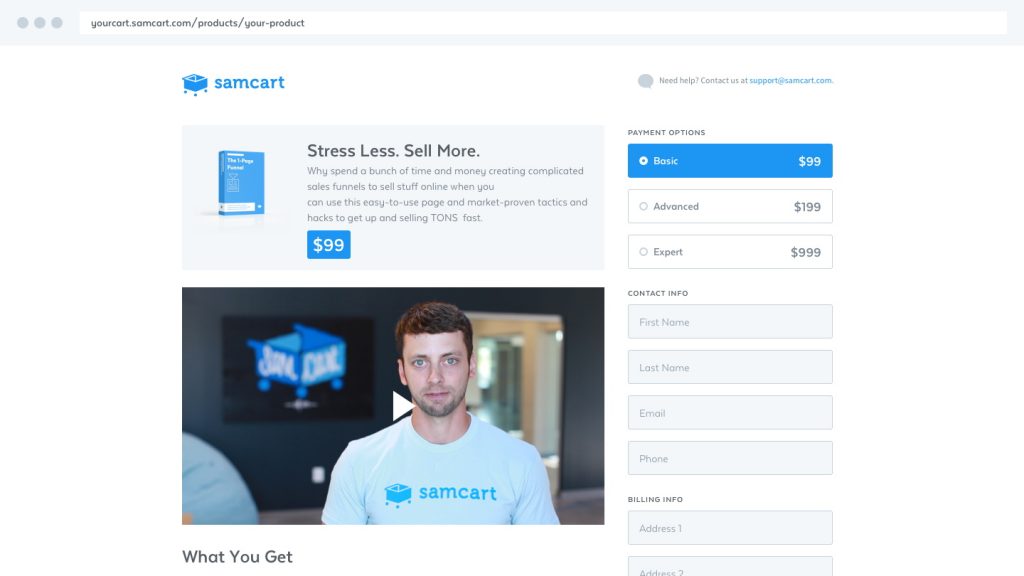 Landing Page Software Samcart  Giveaway Of The Day
