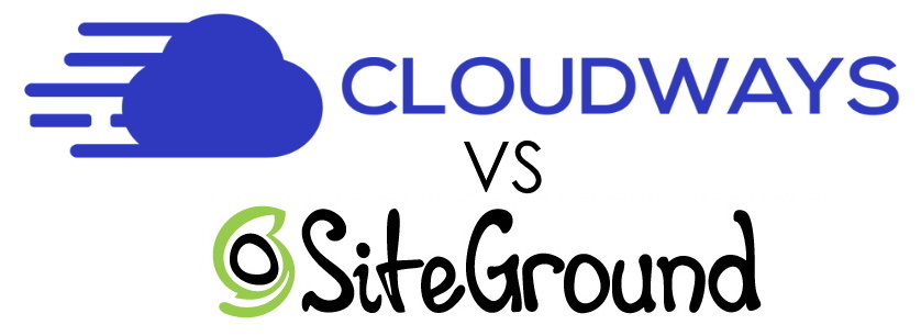 Cloudways Vs. SiteGround Logos